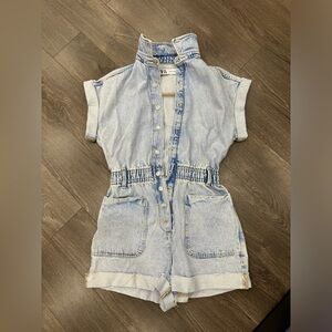 Zara Denim Jumpsuit